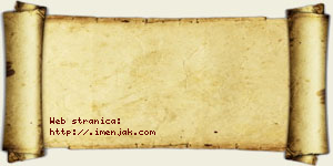 Andjelina Radnović vizit kartica